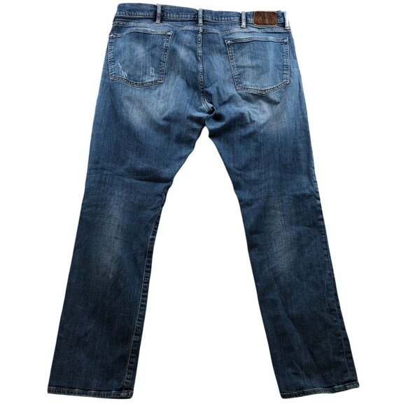 Polo Ralph Lauren Mens Jeans Size 38x32 Straight Classic Blue Denim Y2K - Picture 2 of 16